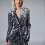 Velvety Blazer Grey