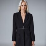 Ivory Blazer Black
