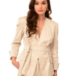 Σακάκι καπαρτίνα με ζώνη