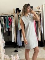 Φόρεμα κοντό με βατές - Image 4