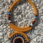 Κολιέ χειροποίητο με χάντρες boho style