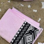 Baby pink towel