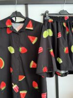 Set φρούτα σορτς και πουκάμισο one size