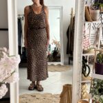 Μπλούζα τιράντα λεοπάρ