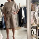 Μπλούζα φαρδιά δερματίνη