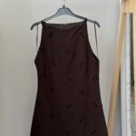 Μίνι φόρεμα με κέντημα λιβελούλα