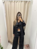 Oversize πουκάμισο με ρίγα