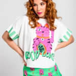 Good Luck crop t-shirt