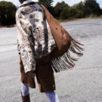 Τζάκετ μάλλινο μπόμπερ με λαχούρια