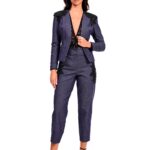 Παντελόνι τζην με μαύρο κέντημα