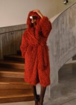 Γούνα μακριά με ζώνη - Image 3