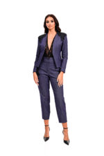 Παντελόνι τζην με μαύρο κέντημα - Image 3