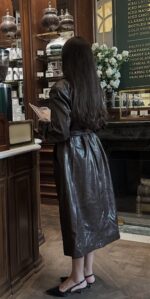 Καπαρντίνα δερμάτινη με πέτο - Image 7