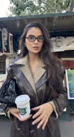 Καπαρντίνα δερμάτινη με πέτο - Image 3