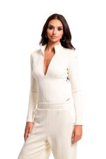 Kορμάκι φούτερ με φερμουάρ