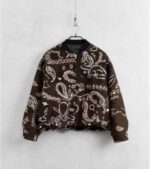 Τζάκετ μάλλινο μπόμπερ με λαχούρια - Image 4