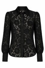 Πουκάμισο δαντέλα βελούδινη