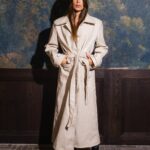 Croconude Gabardine Coat