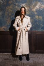 Croconude Gabardine Coat