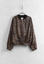 Bomber με print λεοπάρ πούλια - Image 2