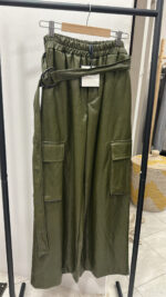 Παντελόνι δερματίνη cargo - Image 4