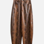 Παντελόνι φίδι καφέ