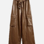 Παντελόνι δερματίνη cargo