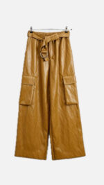 Παντελόνι δερματίνη cargo - Image 3