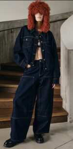 Παντελόνι τζην oversized - Image 2