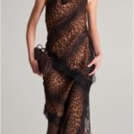 Φούστα lingerie leopard