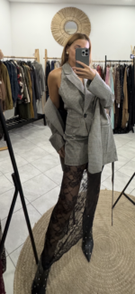 Γιλέκο pied de poule - Image 2