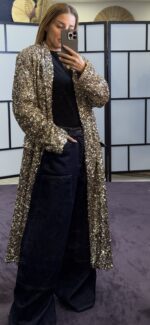 Παλτό με χρυσή πούλια