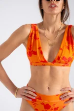 Flora top swimwear