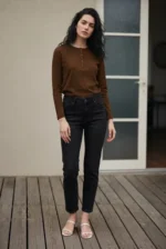 Μπλούζα Henley  με κουμπιά - Image 3