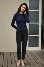 Μπλούζα Henley  με κουμπιά - Image 5