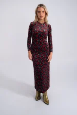 Tulip Velvet Blossom Dress
