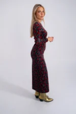 Tulip Velvet Blossom Dress - Image 2