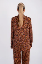 Tortoise Print Oversized Blazer - Image 3