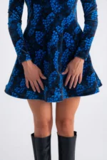 Malbec Velvet Dress - Image 2
