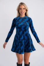 Malbec Velvet Dress