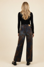 Ψηλόμεσο Τζιν Με Floral Print - Image 2